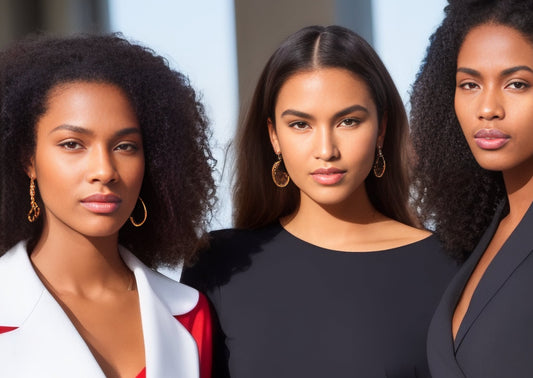 3 Women of multi ethnicities standing in solidarity