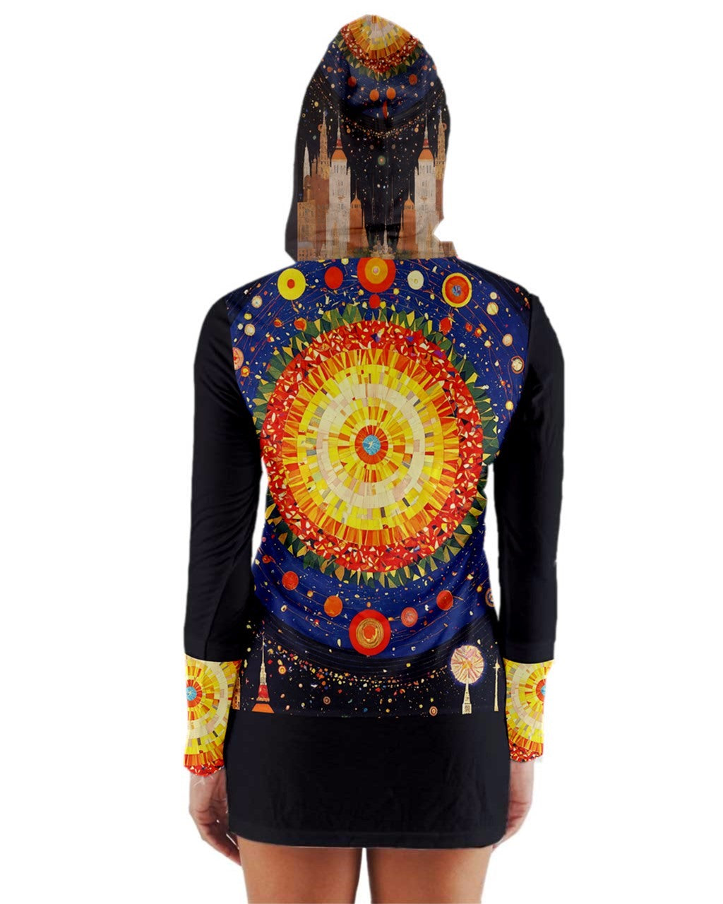 Celestial State Long Sleeve Hooded T-shirt