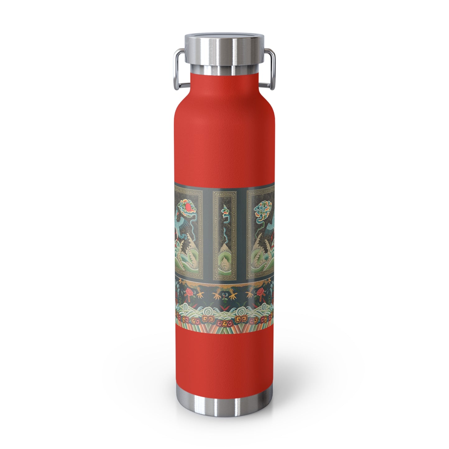 Chinois L'ornement Polychrome by Albert Racine (1825-1893)  Vacuum Insulated Bottle, 22oz
