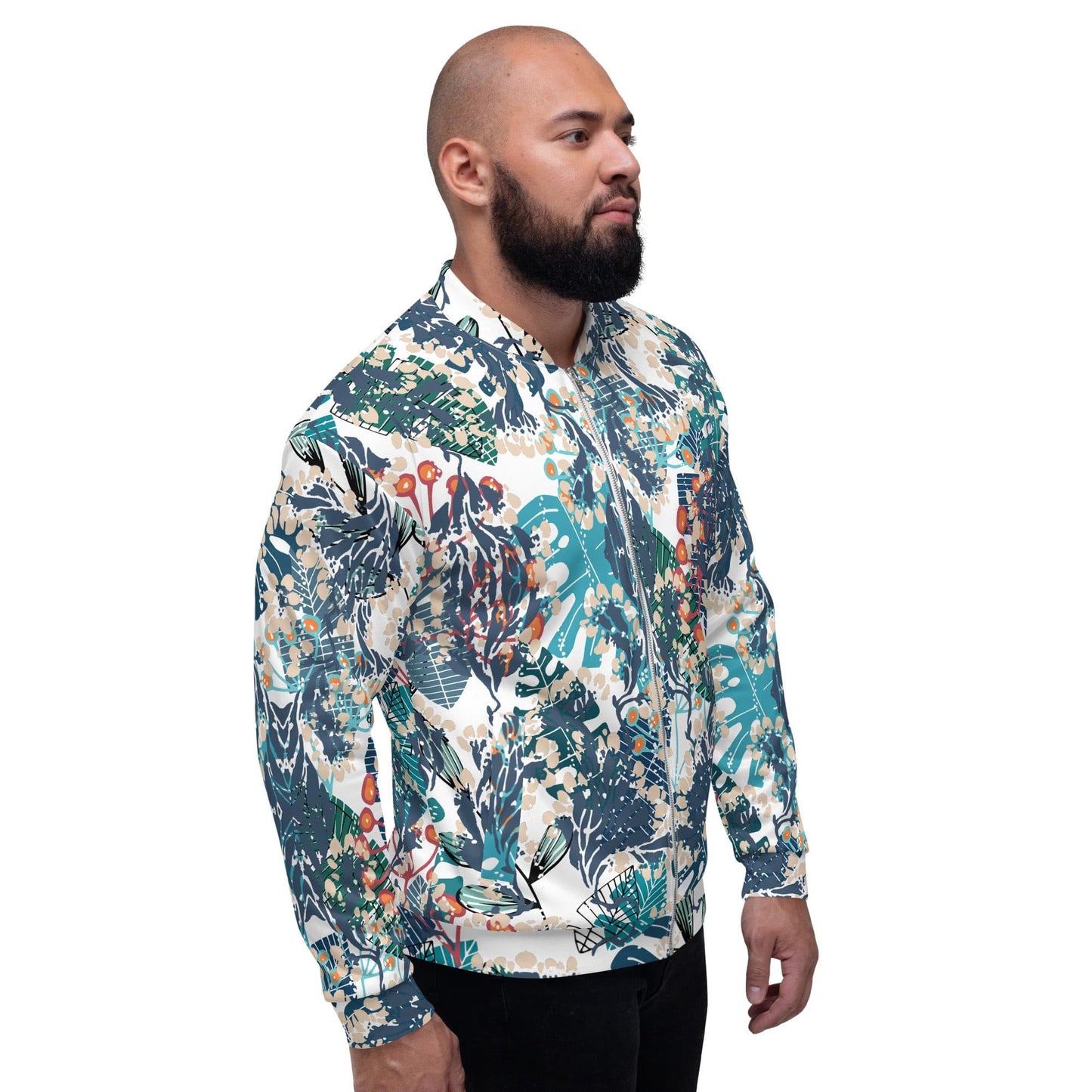 On a Break -Mixed vintage print from E. A. Séguy's Art Nouveau Unisex Bomber Jacket