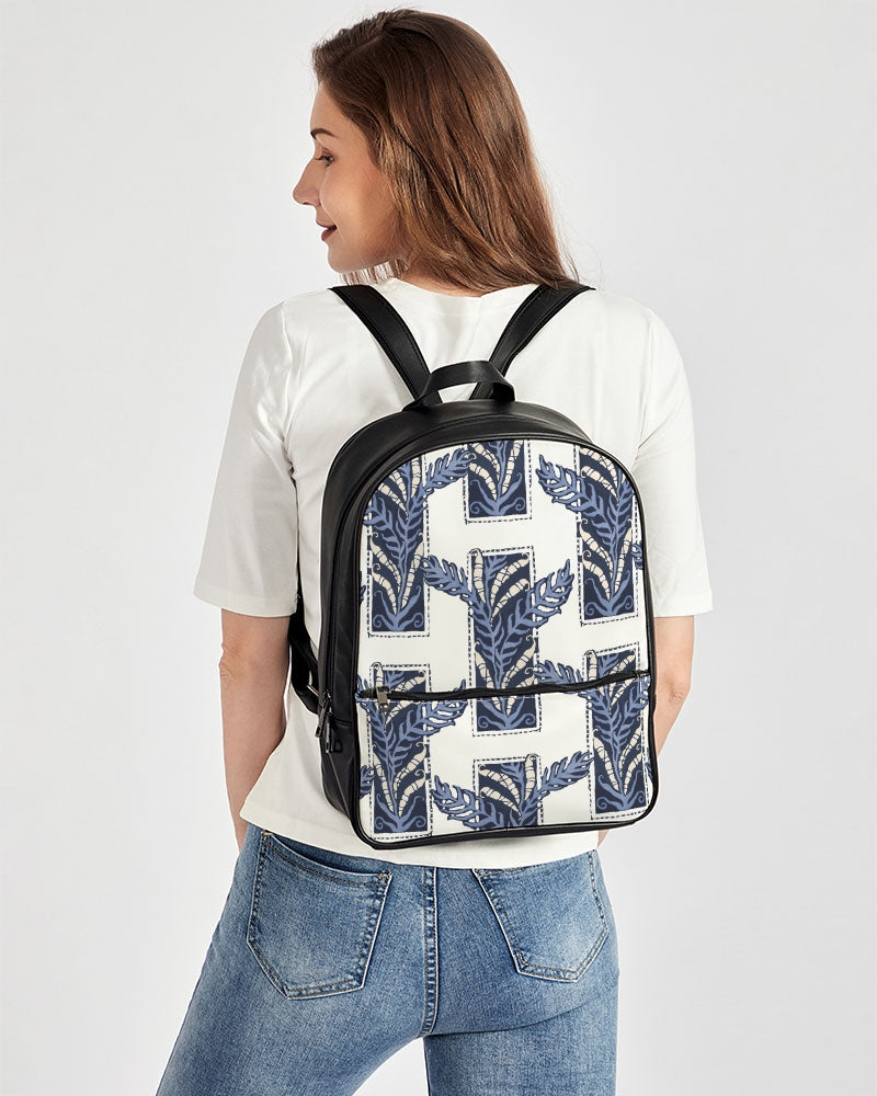 Heron-istic Classic Faux Leather Backpack