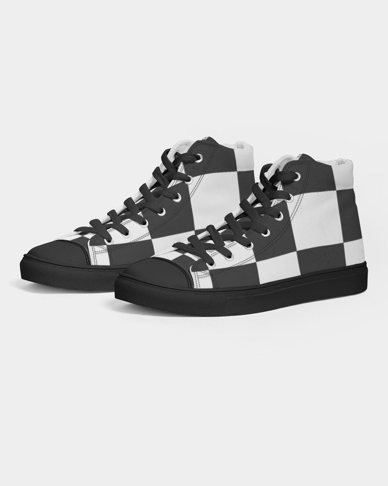 Checkin for Me Men's Hightop Canvas Shoe - Black