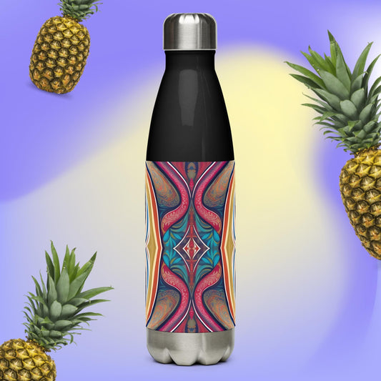 Paisley Crazy Stainless Steel Water Bottle