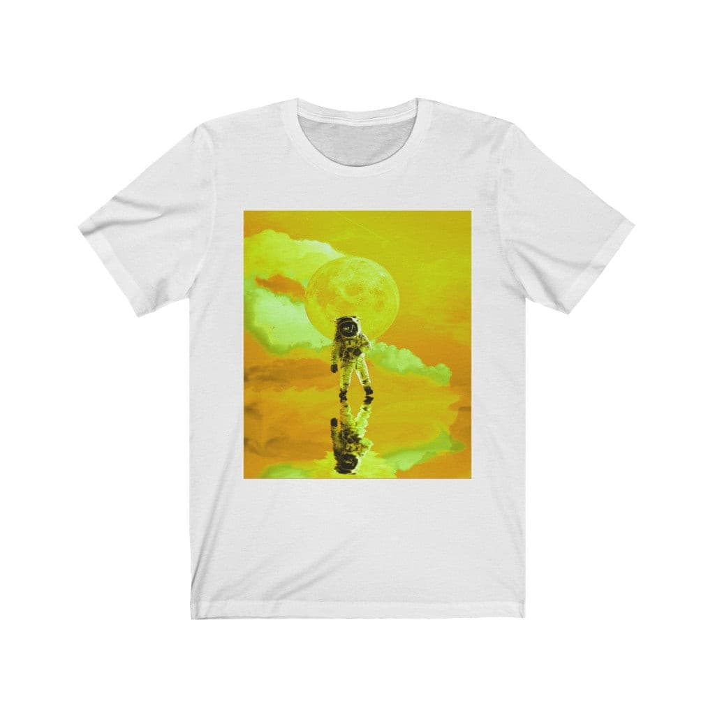 Space to Myself -Yellow- Gender Neutral Unisex Jersey Short Sleeve Tee