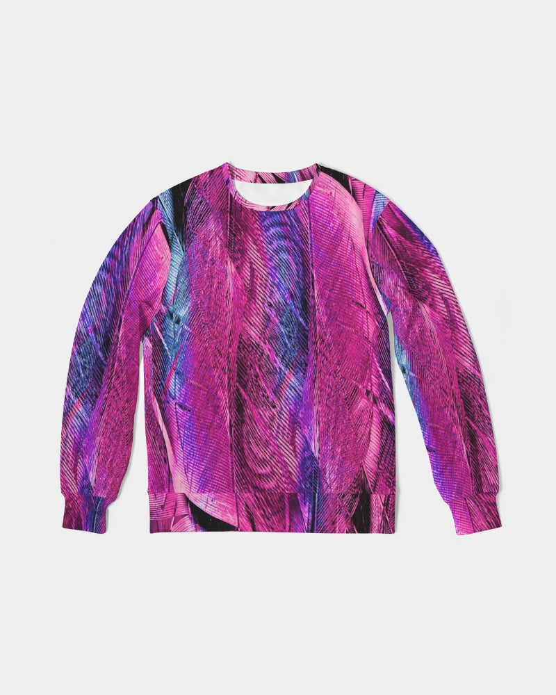 Disco Feathers Unisex Classic French Terry Crewneck Pullover
