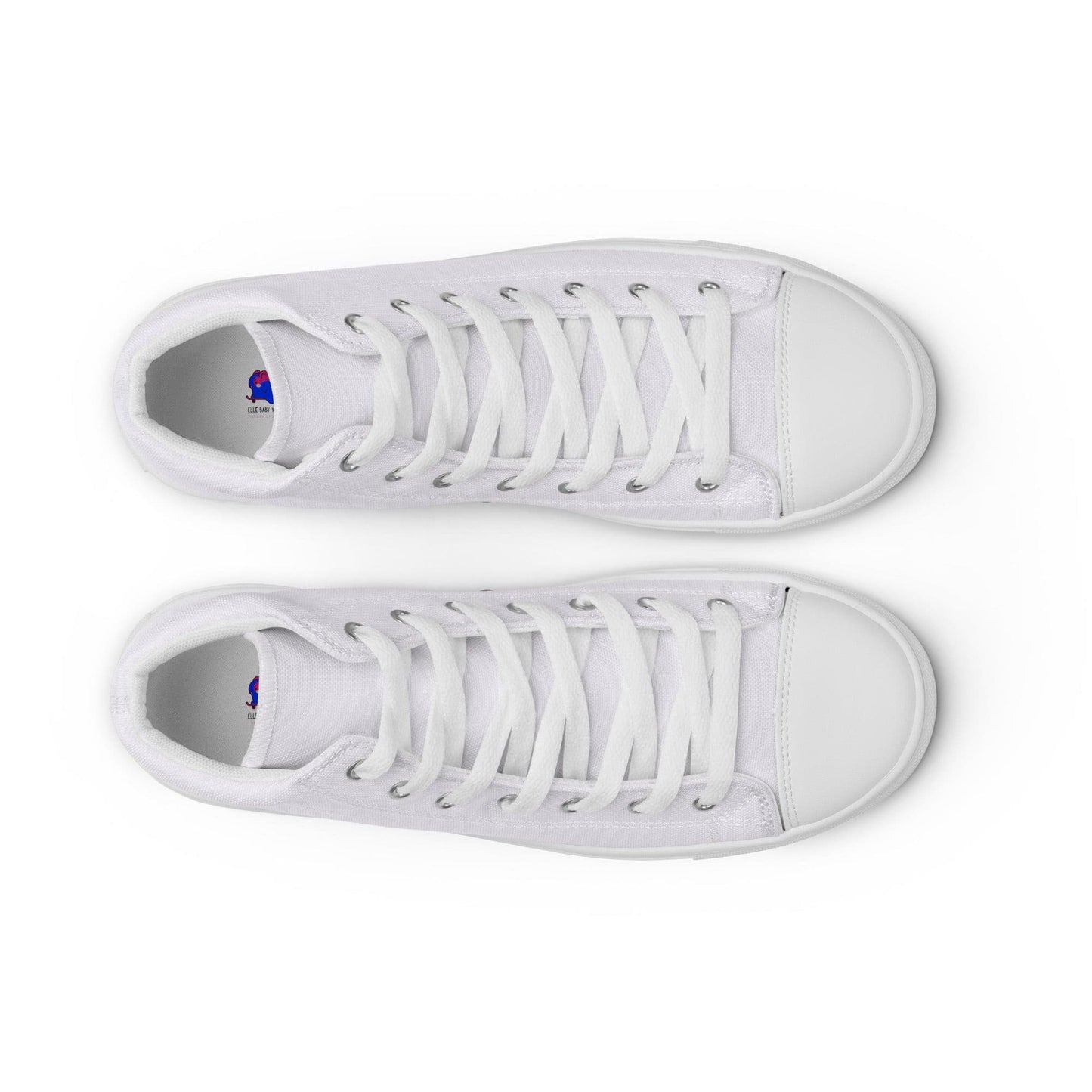 Classic White high top canvas shoes (Men's Sizing)